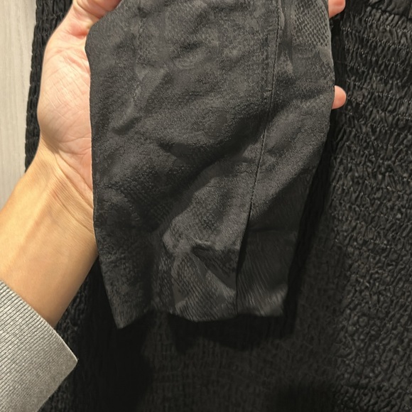 NWOT Sandro Paris mid length Jacquard Dress With Smocking size 4-6 EUR 38 - Picture 7 of 11